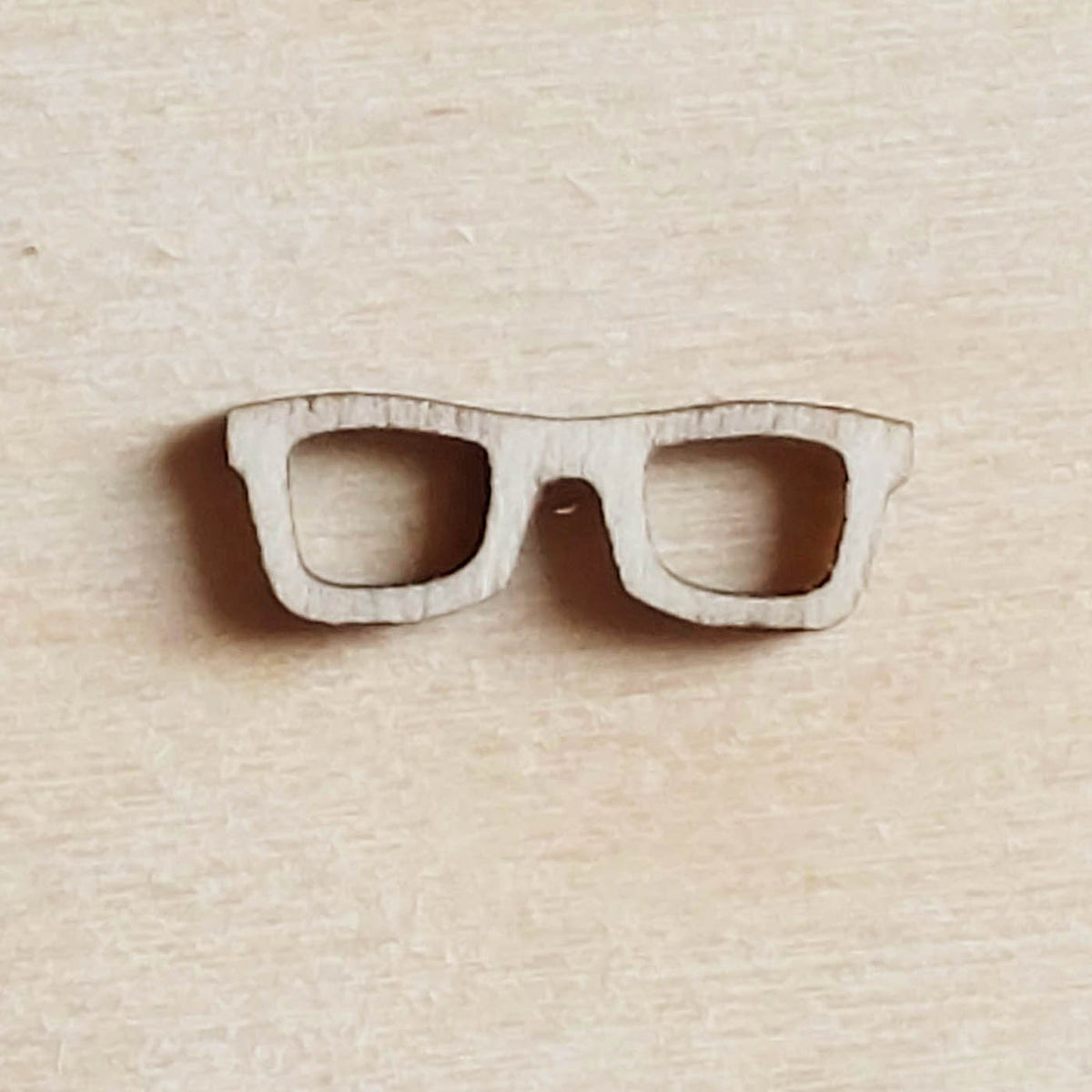 Lot de 6 mini pampilles à customiser LUNETTES en bois éco-responsable, fabriqué en France