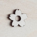 pampille fleur 5 pétales découpés
