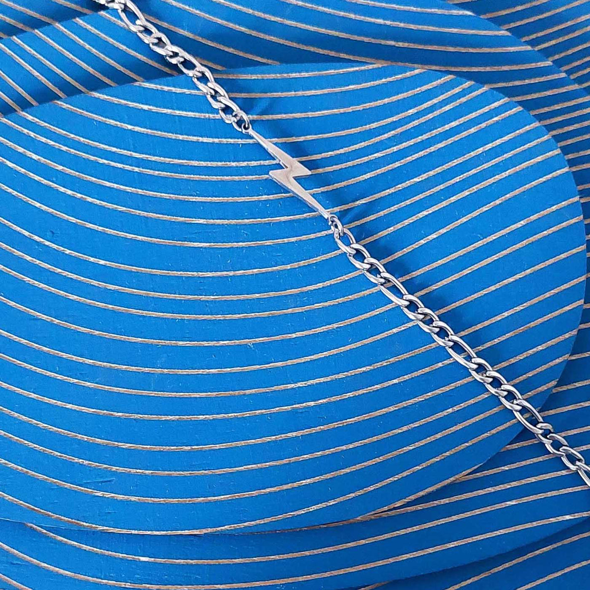 Plateau bijoux et accessoires ZEN S BLEU INTENSE en bois éco-responsable, fabriqué en France