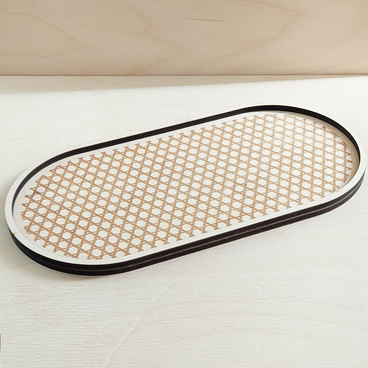 boudoir plateau vide-poches taille L en bois pour bijoux et accessoires La Famille Design