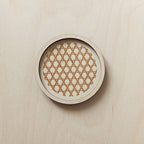 plateau vide-poche rond petit format en bois gravé pour bijoux et accessoires