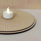 rayon plateau présentation design bois bougie La Famille Design