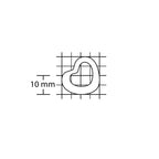 pampille grand cœur dimensions