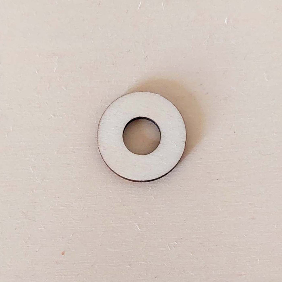 Lot de 6 pampilles à customiser DONUT en bois éco-responsable, fabriqué en France