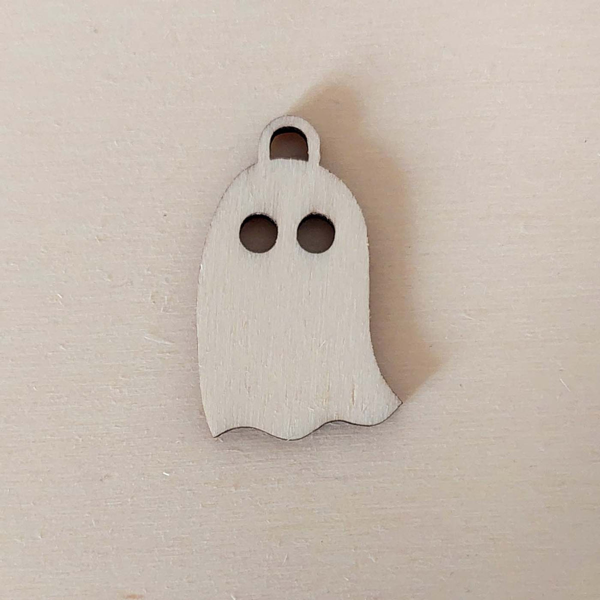 Lot de 6 pampilles à customiser FANTOME en bois éco-responsable, fabriqué en France