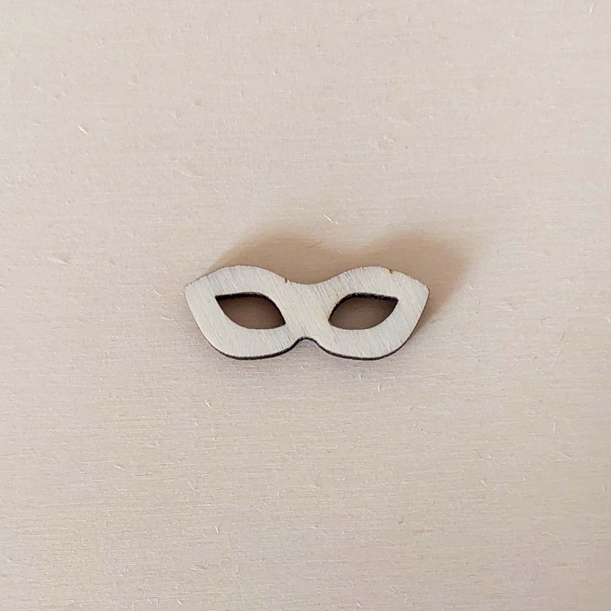Lot de 6 pampilles à customiser MASQUE en bois éco-responsable, fabriqué en France