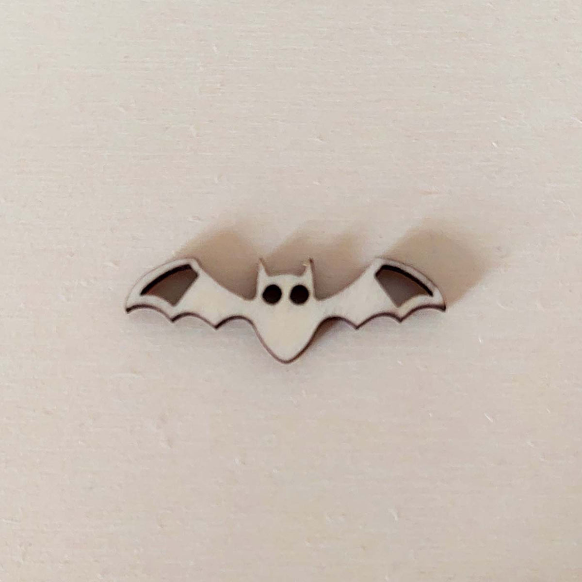 Lot de 6 pampilles à customiser CHAUVE-SOURIS en bois éco-responsable, fabriqué en France
