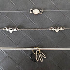 Assortiment de 6 pampilles à customiser COLLECTION HALLOWEEN en bois éco-responsable, fabriqué en France
