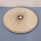 plateau de présentation de bijoux en bois gravé RAYON L