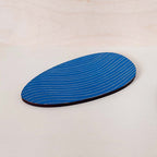 Plateau bijoux et accessoires ZEN S BLEU INTENSE en bois éco-responsable, fabriqué en France