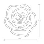 Décoration à suspendre ROSE L en bois éco-responsable, fabriqué en France