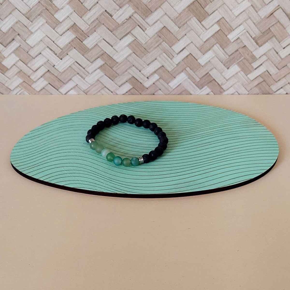 Plateau bijoux et accessoires ZEN L MENTHE en bois éco-responsable, fabriqué en France