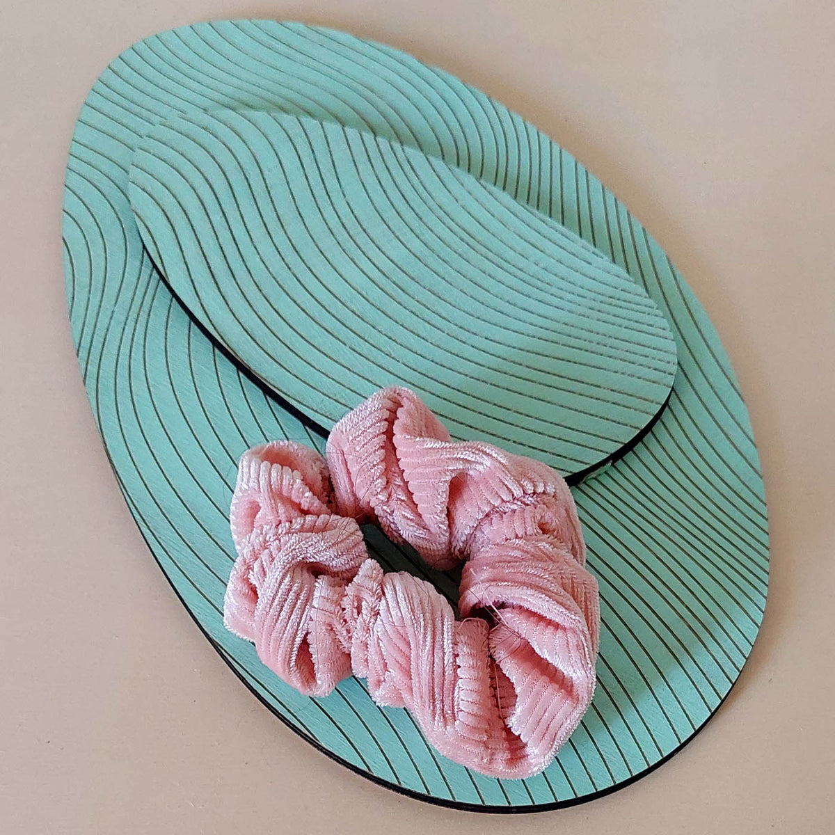 Lot de 3 plateaux bijoux et accessoires ZEN MENTHE en bois éco-responsable, fabriqués en France