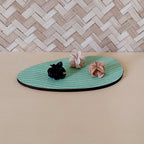 Plateau bijoux et accessoires ZEN S MENTHE en bois éco-responsable, fabriqué en France