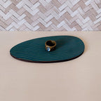 Lot de 3 plateaux bijoux et accessoires ZEN VERT EXOTIQUE en bois éco-responsable, fabriqués en France
