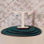 Lot de 3 plateaux bijoux et accessoires ZEN VERT EXOTIQUE en bois éco-responsable, fabriqués en France